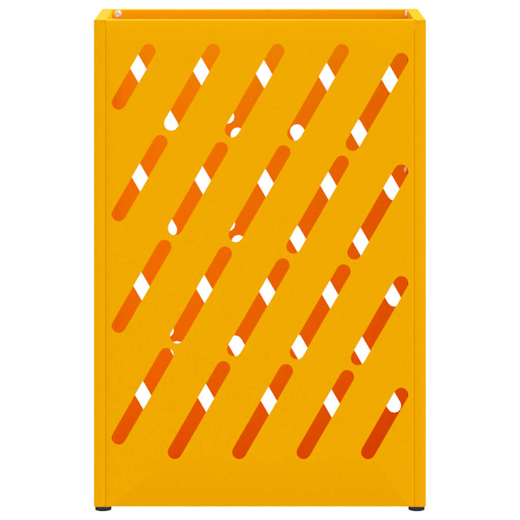 Stand per Ombrelli da Pioggia Giallo Senape 28 x 12 x 41 cm