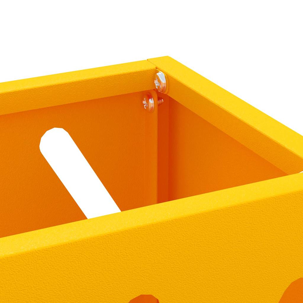 Stand per Ombrelli da Pioggia Giallo Senape 28 x 12 x 41 cm
