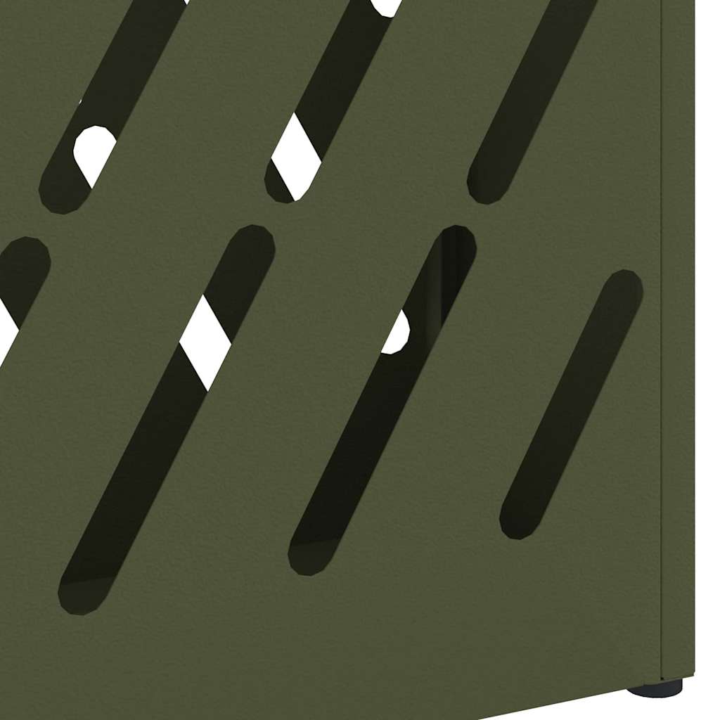 Stand per Ombrelli da Pioggia Verde Oliva 28 x 12 x 41 cm