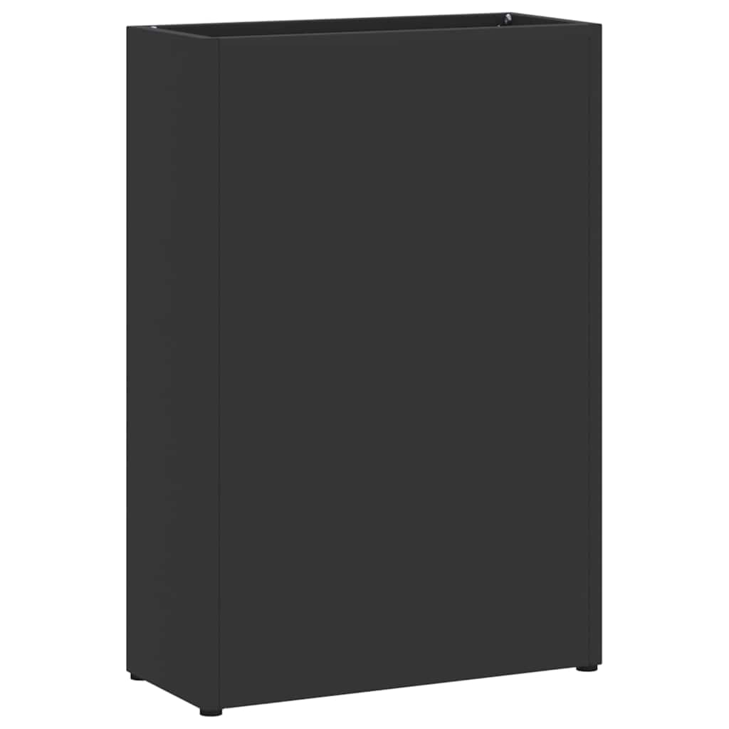 Stand per Ombrelli da Pioggia Nero 28 x 12 x 41 cm Acciaio
