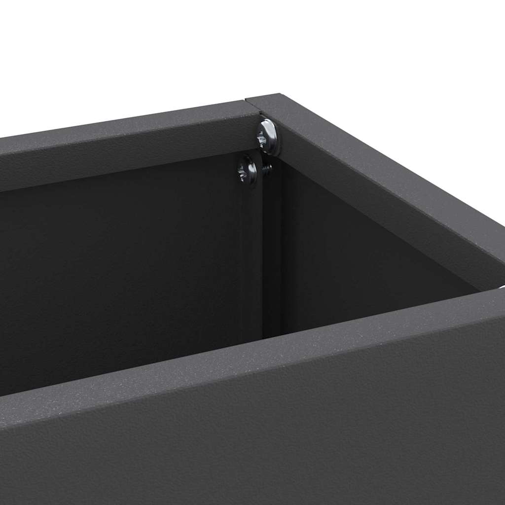 Stand per Ombrelli da Pioggia Nero 28 x 12 x 41 cm Acciaio