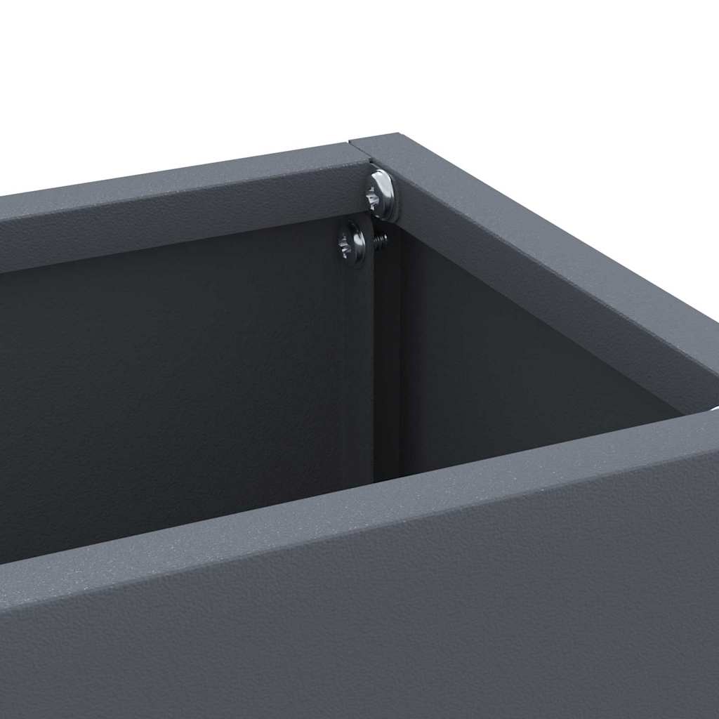 Stand per Ombrelli da Pioggia Antracite 28 x 12 x 41 cm Acciaio