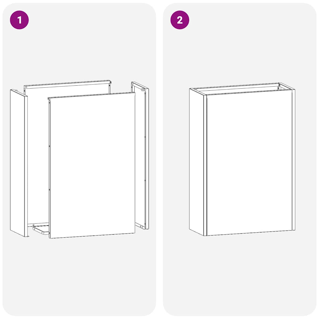 Stand per Ombrelli da Pioggia Antracite 28 x 12 x 41 cm Acciaio