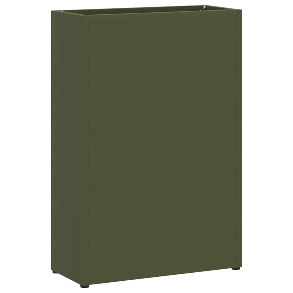 Stand per Ombrelli da Pioggia Verde Oliva 28 x 12 x 41 cm