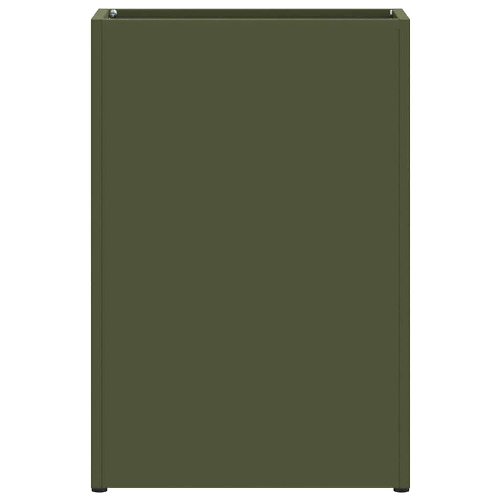 Stand per Ombrelli da Pioggia Verde Oliva 28 x 12 x 41 cm