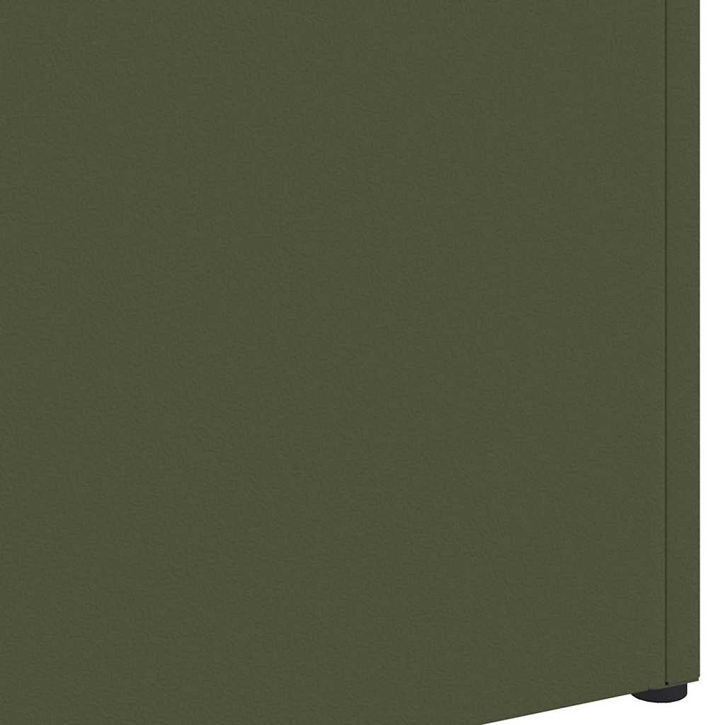 Stand per Ombrelli da Pioggia Verde Oliva 28 x 12 x 41 cm