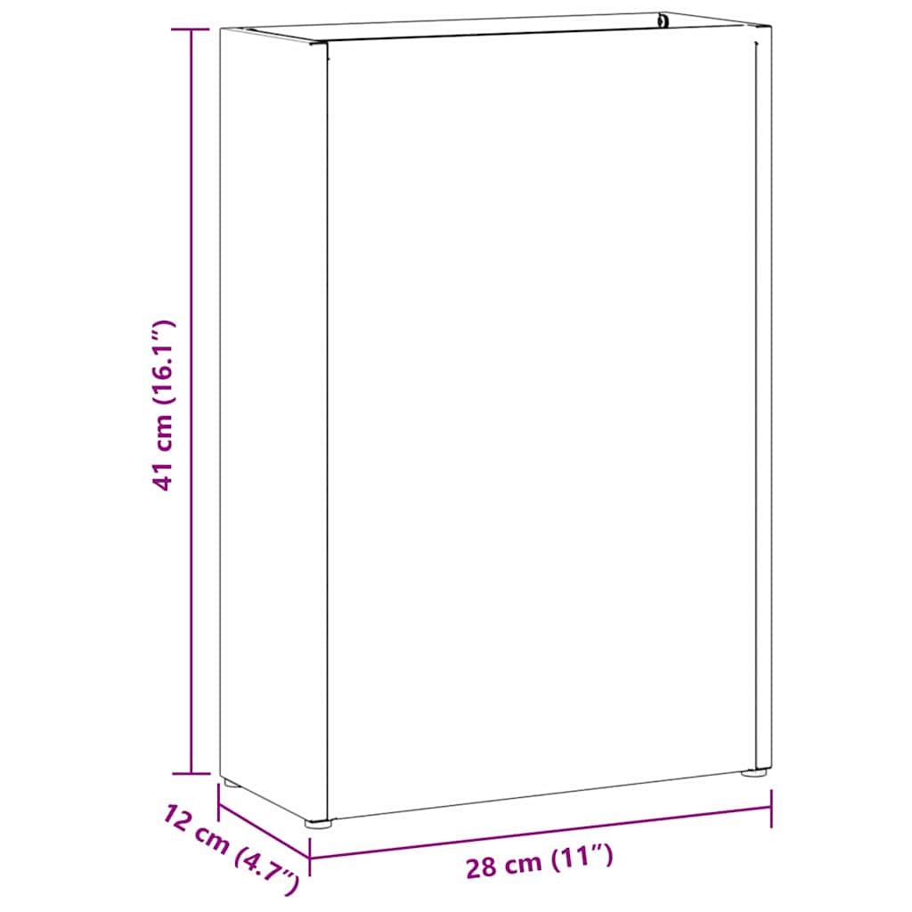 Stand per Ombrelli da Pioggia Verde Oliva 28 x 12 x 41 cm
