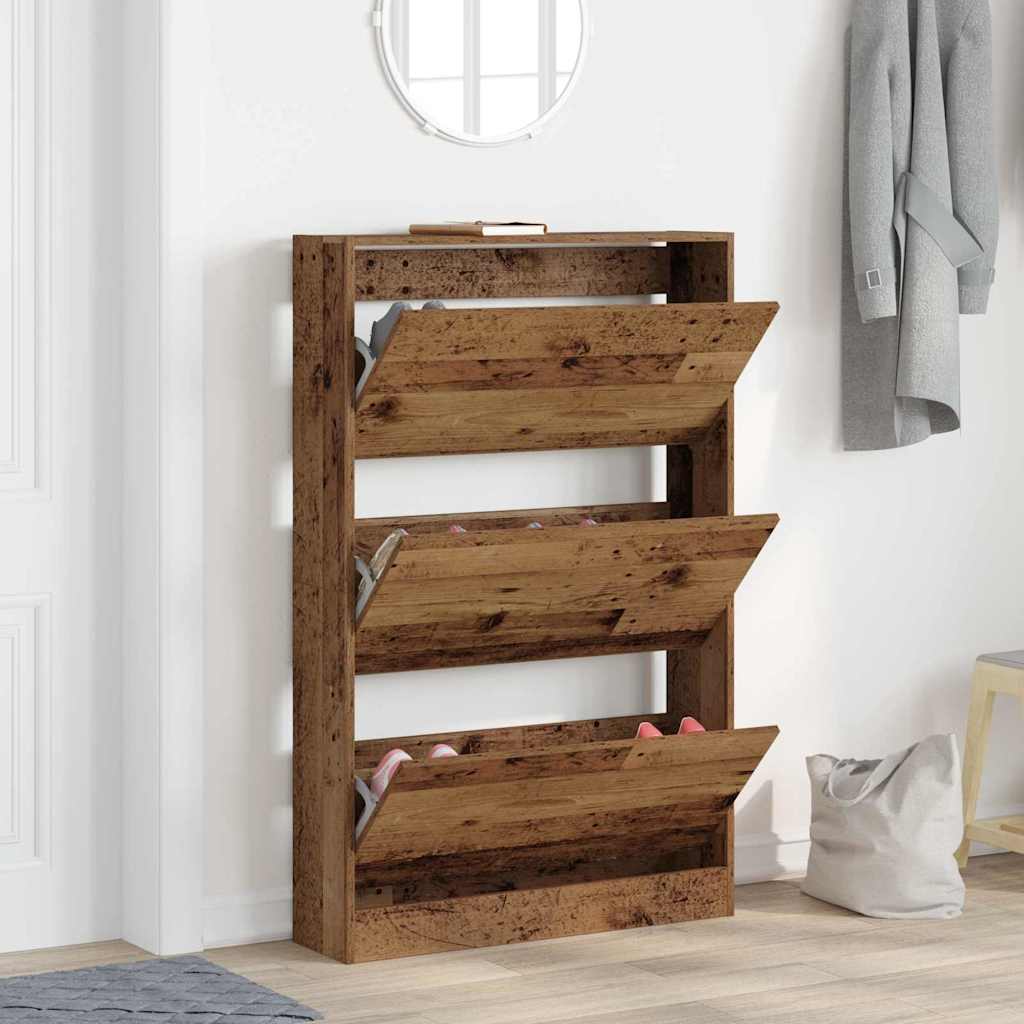 Mobile per scarpe 80 x 21 x 125,5 cm Legno ingegnerizzato
