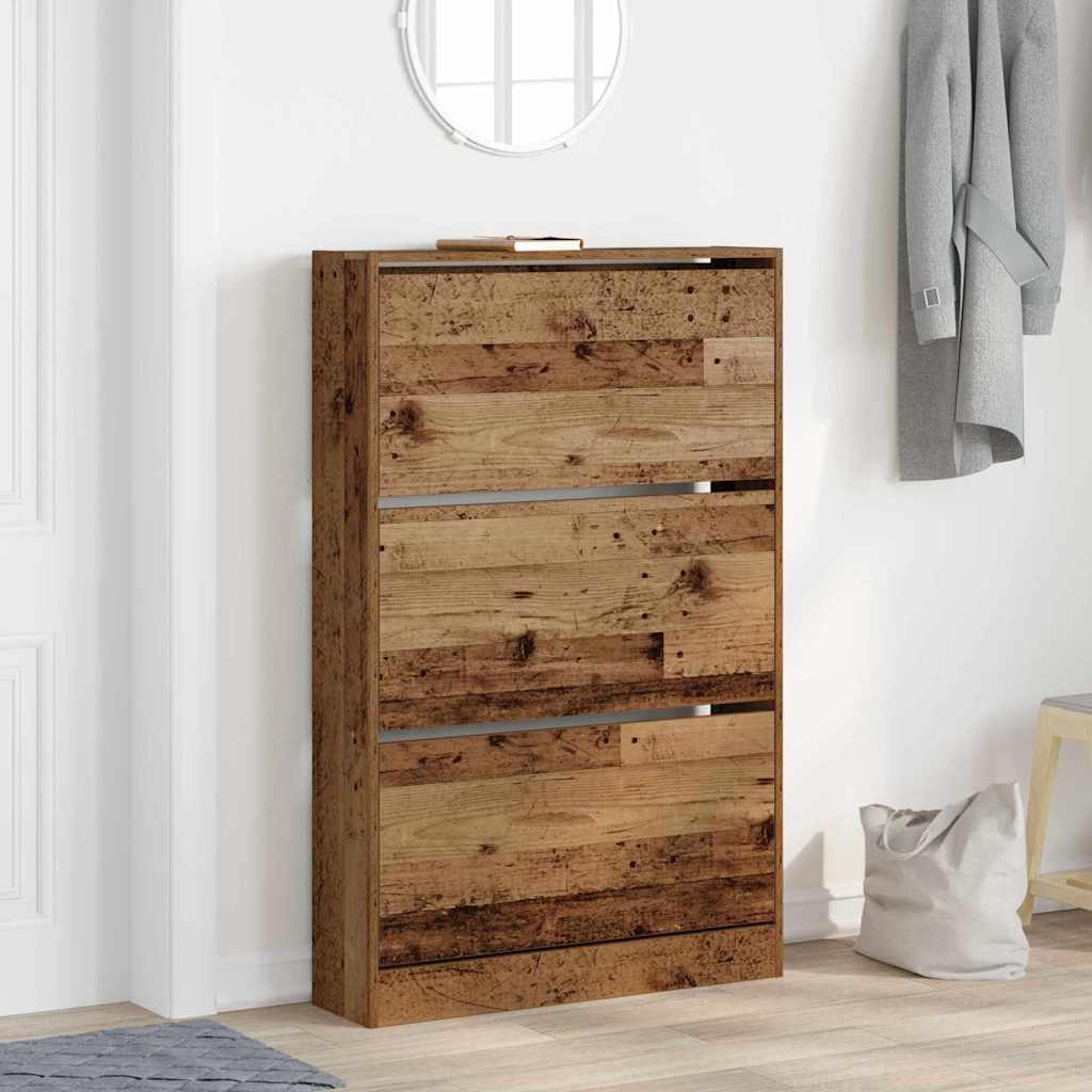 Mobile per scarpe 80 x 21 x 125,5 cm Legno ingegnerizzato
