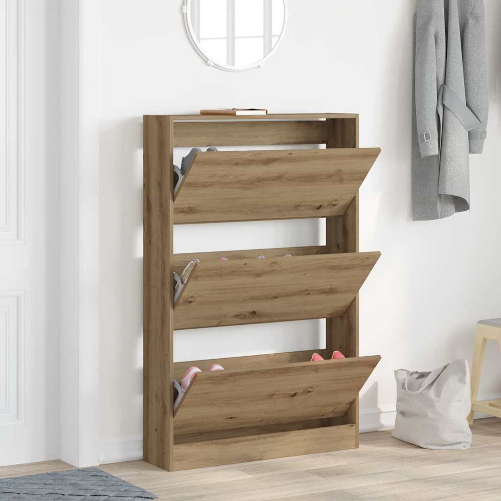 Mobile per scarpe 80 x 21 x 125,5 cm Legno ingegnerizzato