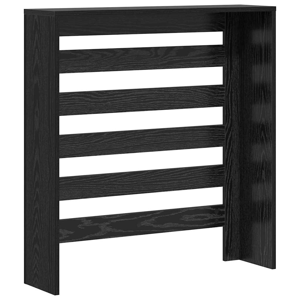Copertura per radiatori Rovere Nero 78 x 20 x 82 cm