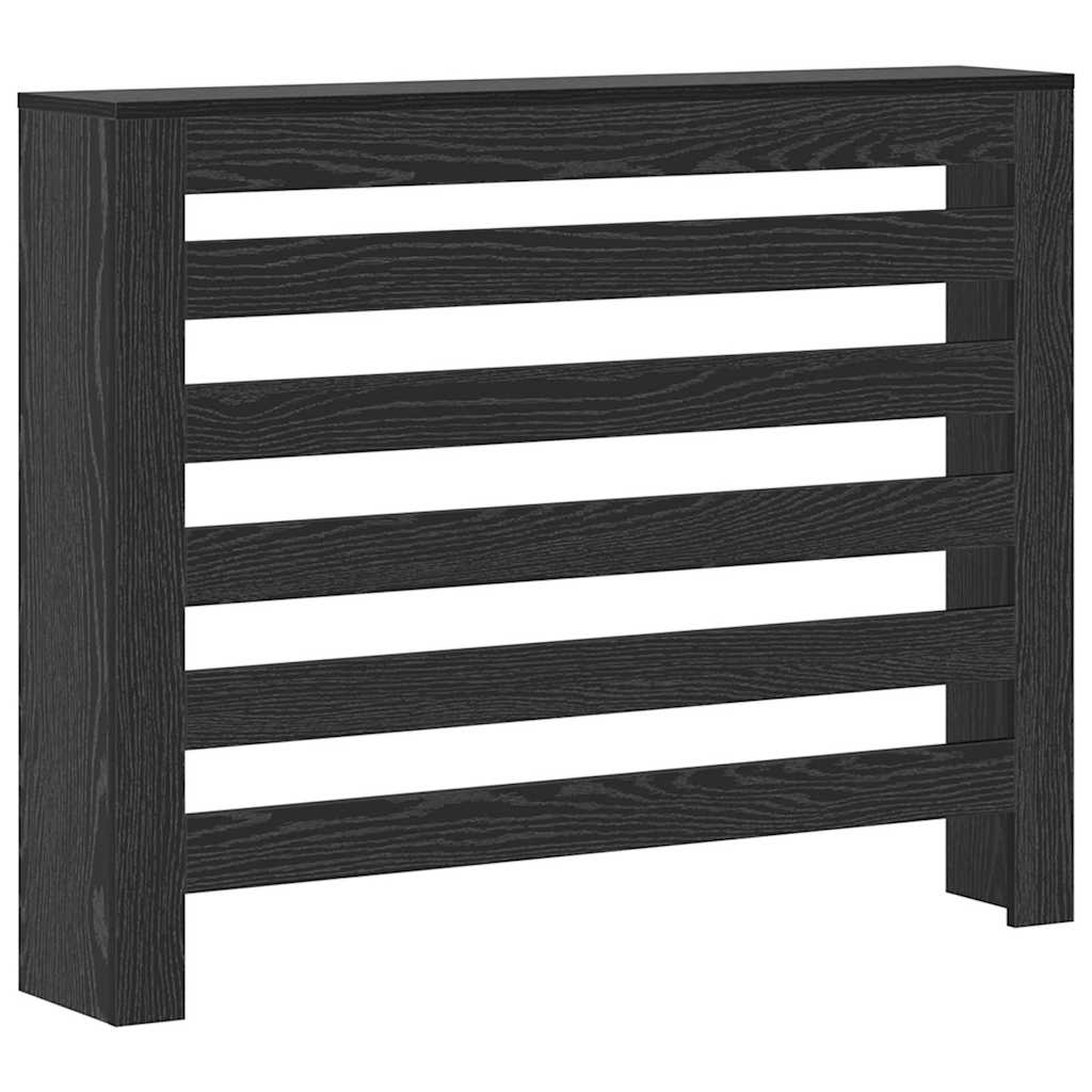 Copertura per radiatori Rovere Nero 104 x 20 x 82 cm