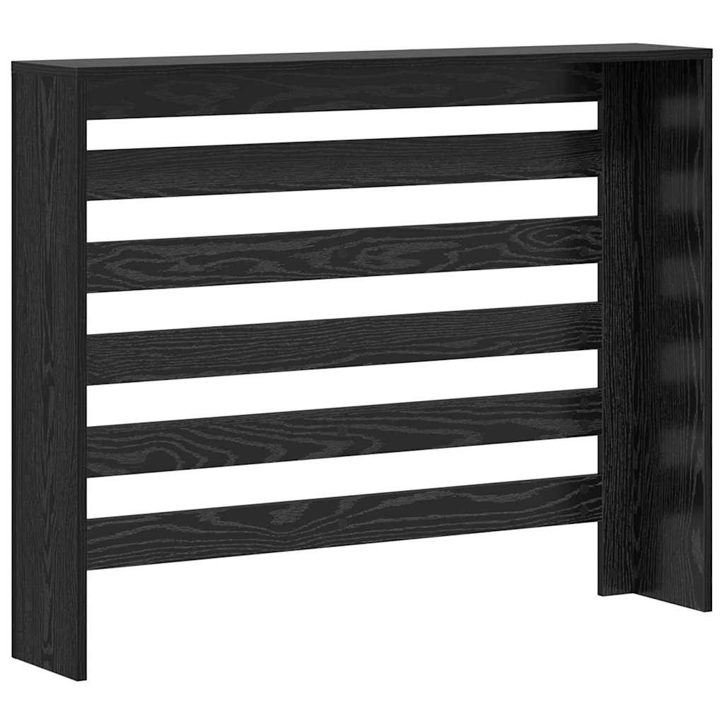 Copertura per radiatori Rovere Nero 104 x 20 x 82 cm