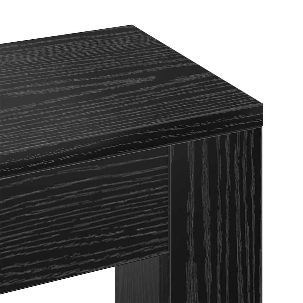 Copertura per radiatori Rovere Nero 104 x 20 x 82 cm