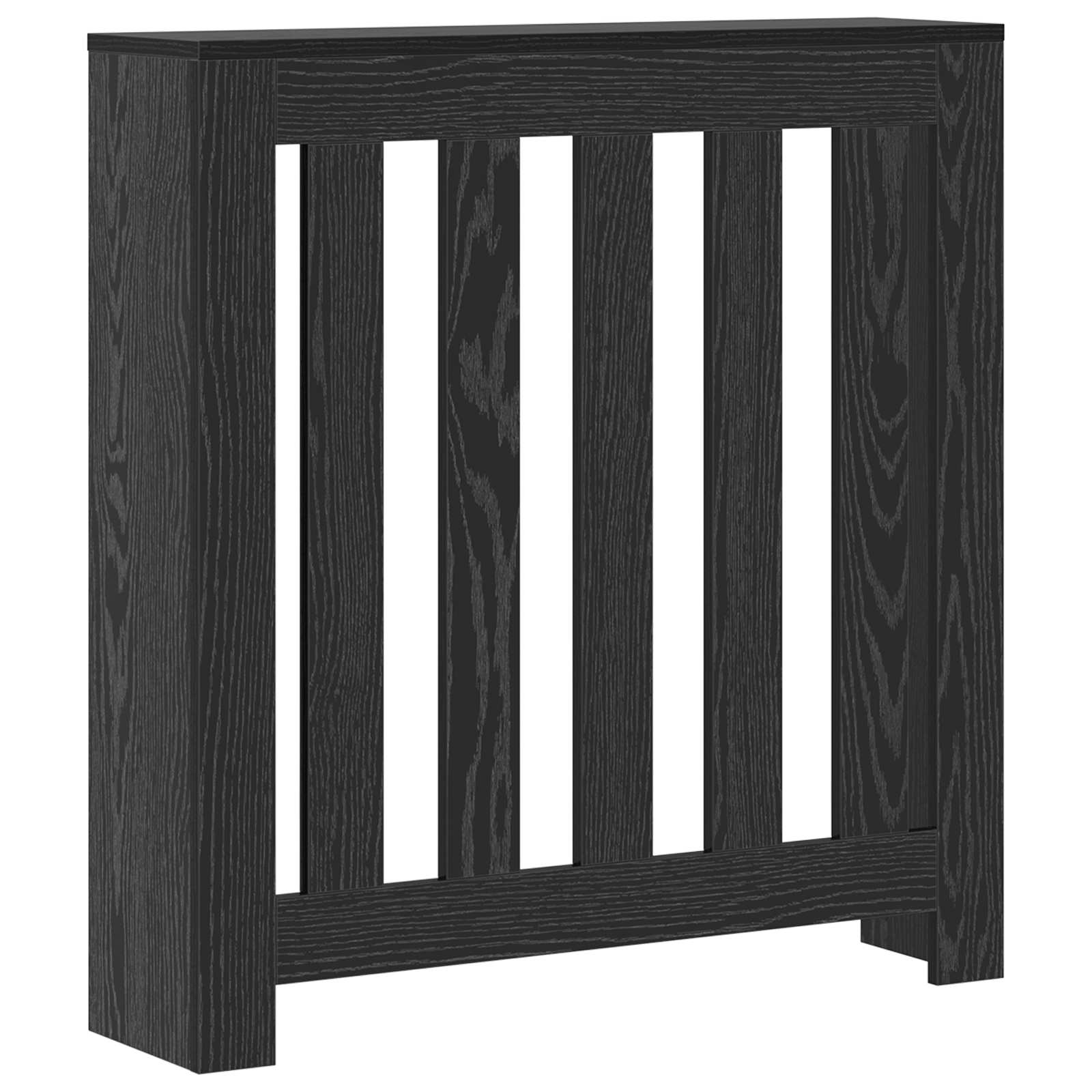 Copertura per radiatori Rovere Nero 78 x 20 x 82 cm