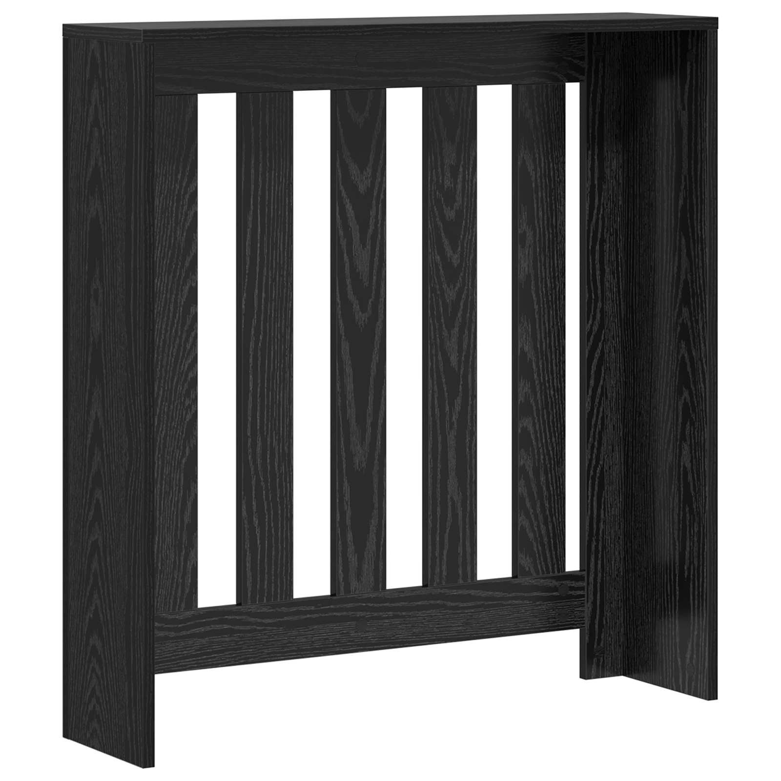 Copertura per radiatori Rovere Nero 78 x 20 x 82 cm