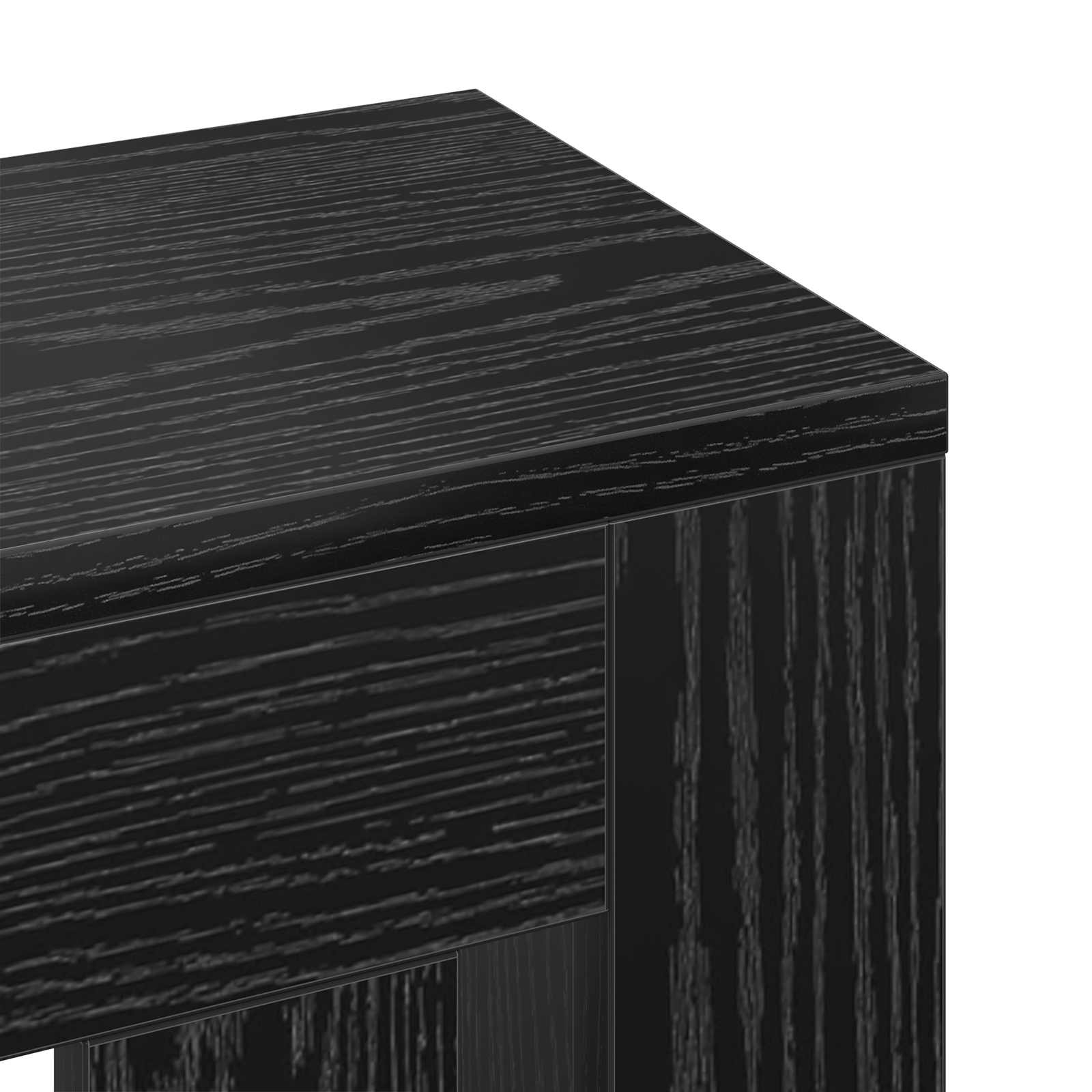 Copertura per radiatori Rovere Nero 78 x 20 x 82 cm