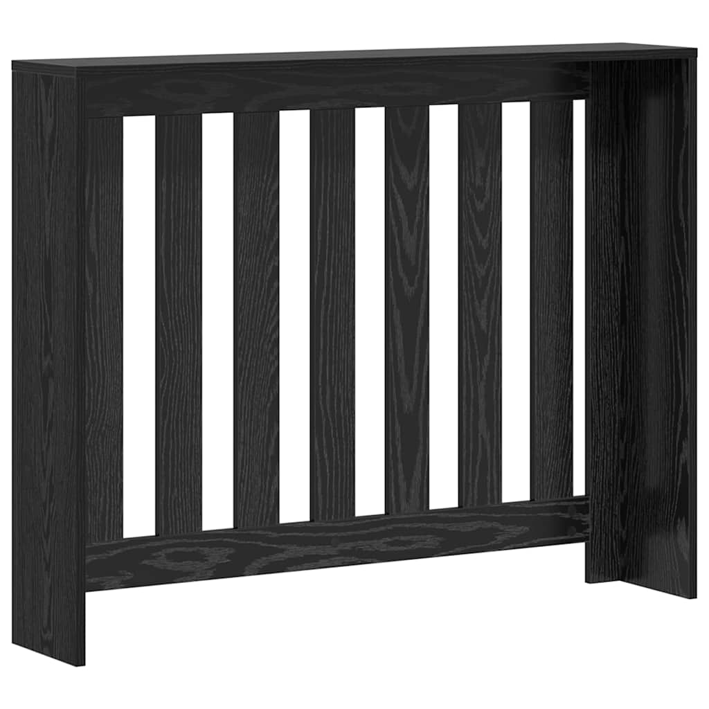 Copertura per radiatori Rovere Nero 104 x 20 x 82 cm