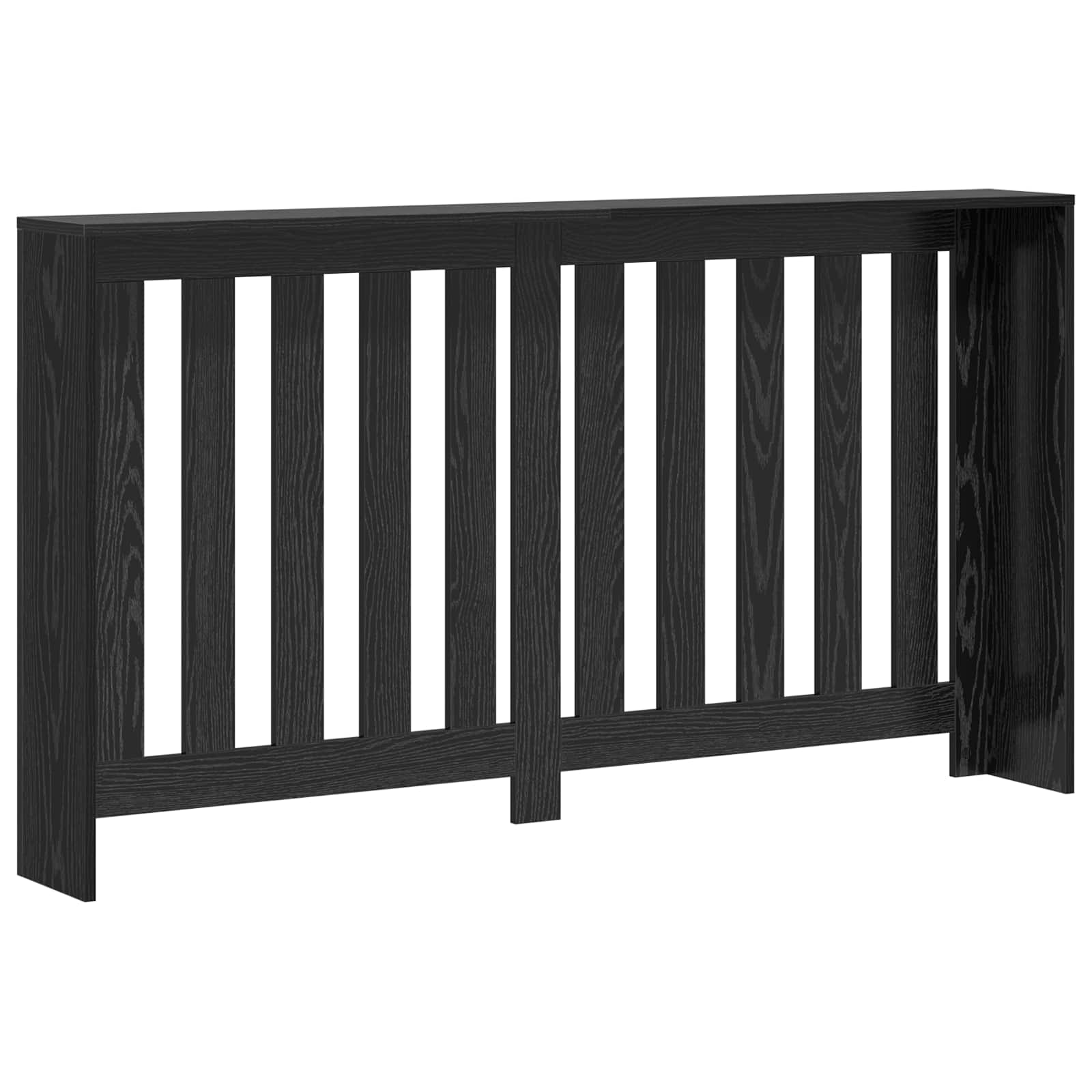 Copertura per radiatori Rovere Nero 149 x 20 x 82 cm