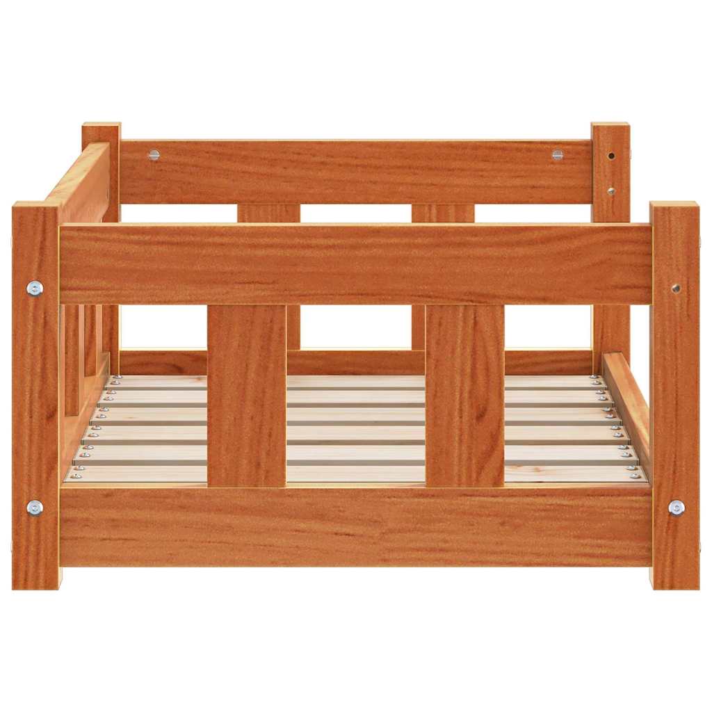 Letto per Cani Marrone cerato 65,5 x 50 x 28 cm Pino massello