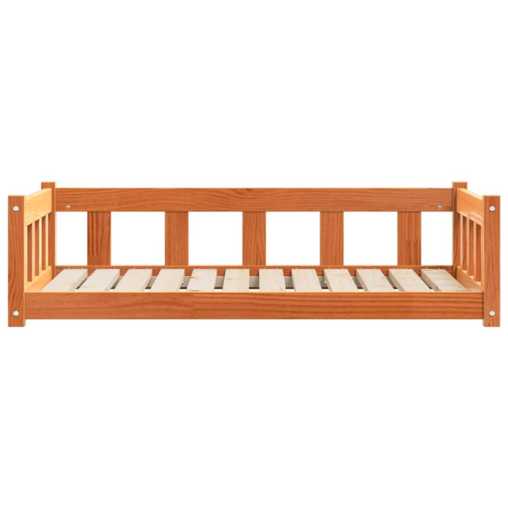 Letto per Cani 100 x 70 x 28 cm Legno Massello di Pino