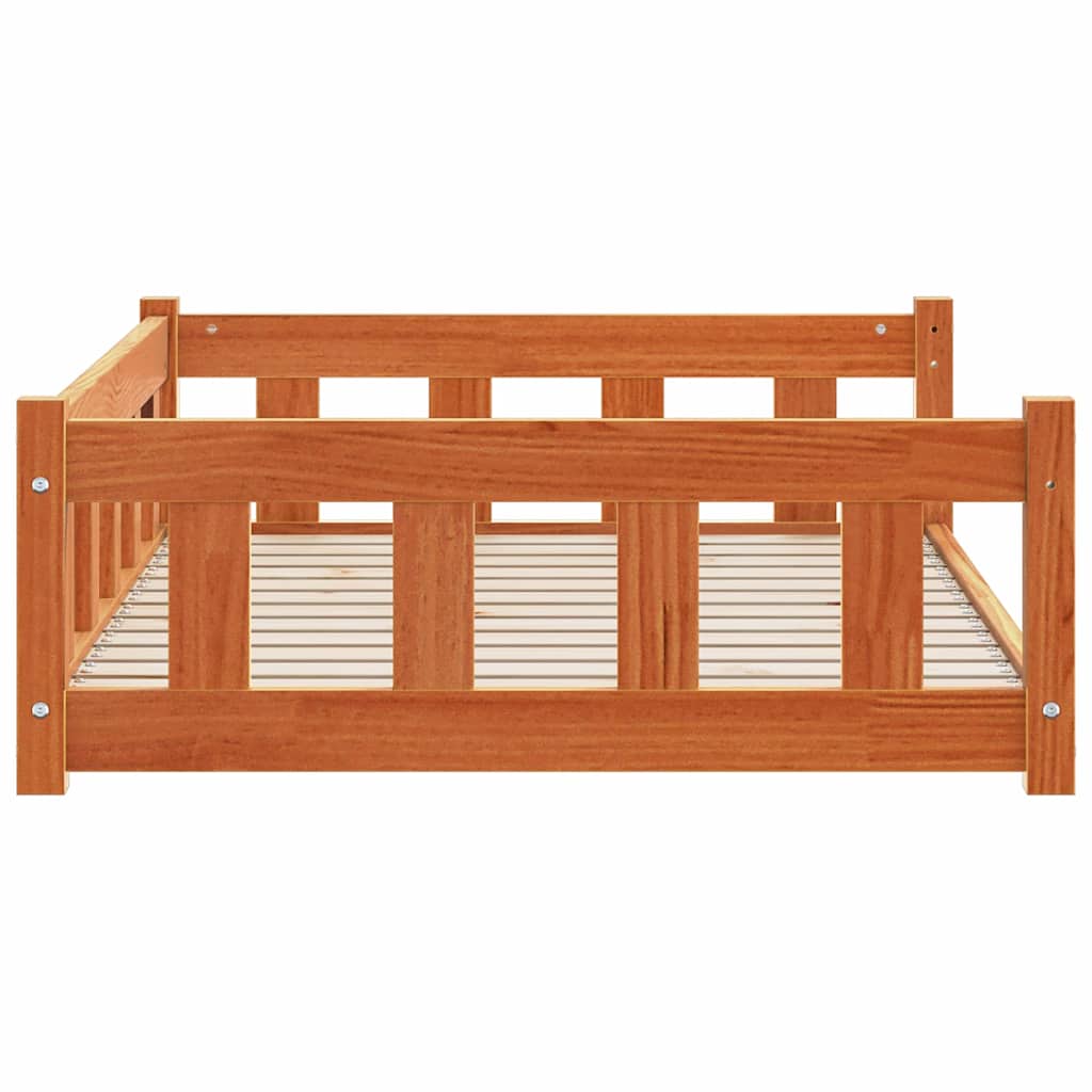 Letto per Cani 100 x 70 x 28 cm Legno Massello di Pino