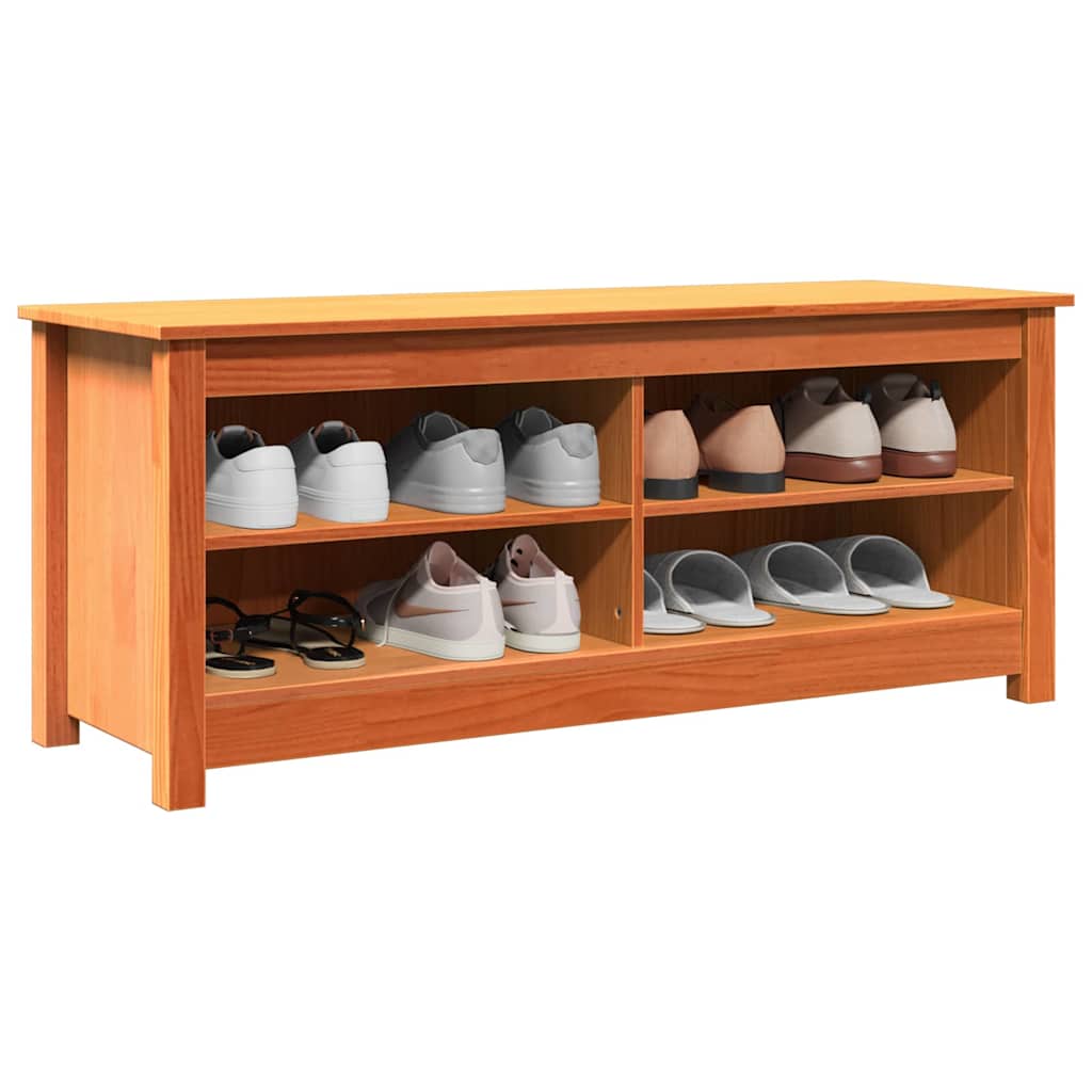 Panchina con contenitore 110 x 38 x 45,5 cm Marrone Cerato