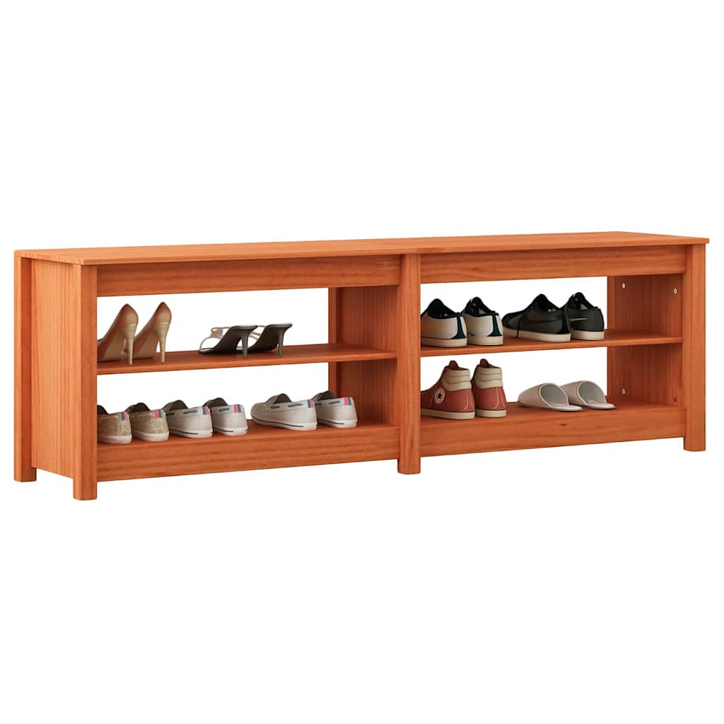 Panca per scarpe 160 x 36,5 x 50 cm Marrone Cerato