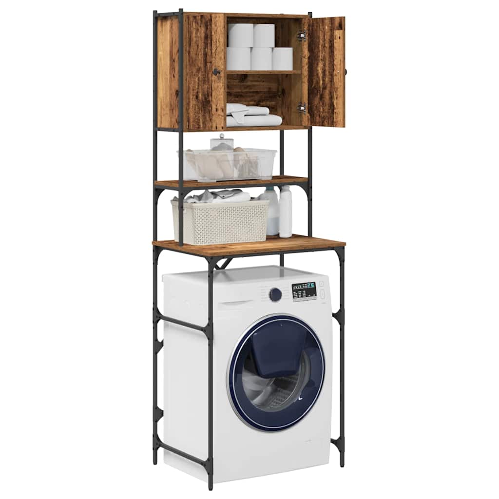 Armadio per Lavatrice Legno antico 68 x 48,5 x 194 cm