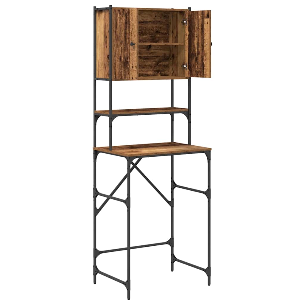 Armadio per Lavatrice Legno antico 68 x 48,5 x 194 cm