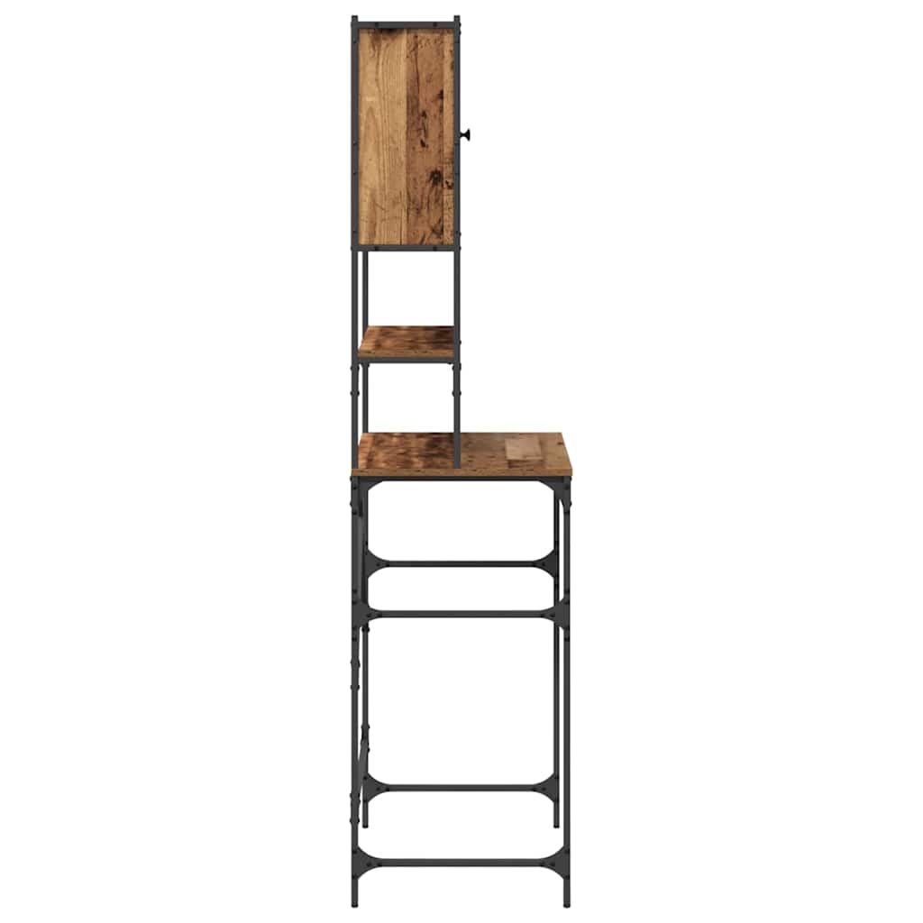 Armadio per Lavatrice Legno antico 68 x 48,5 x 194 cm