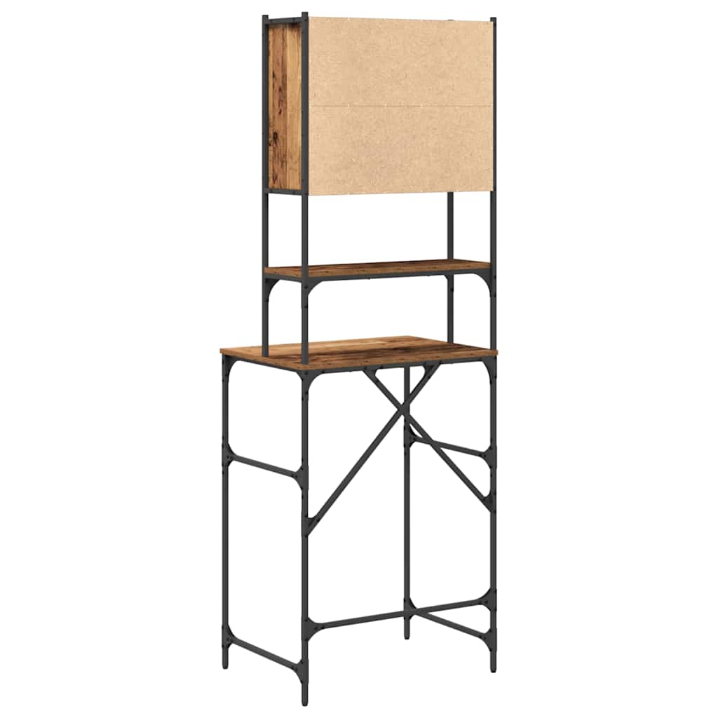 Armadio per Lavatrice Legno antico 68 x 48,5 x 194 cm