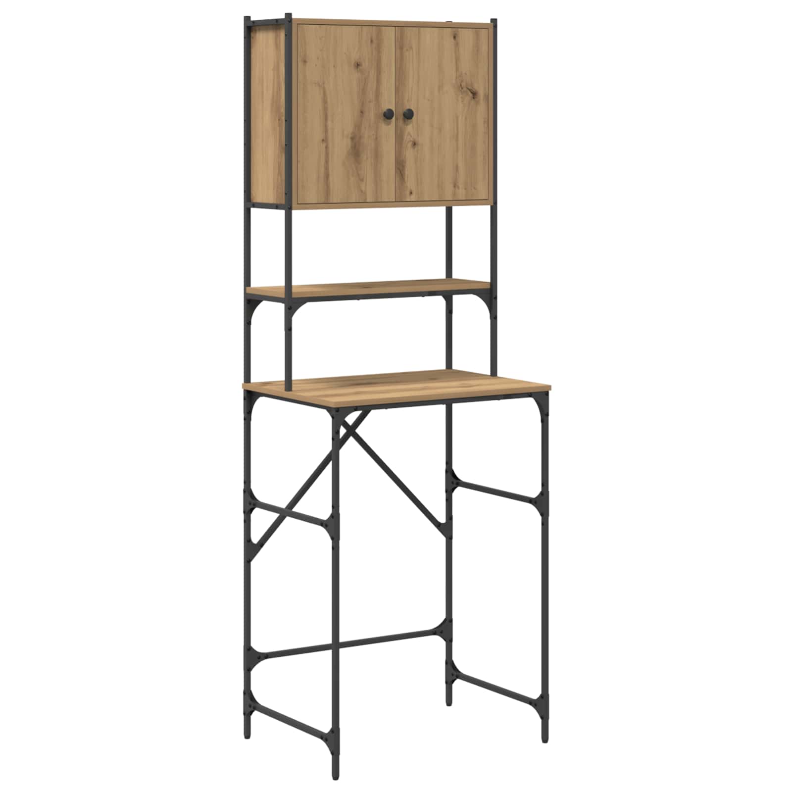 Armadio per Lavatrice Rovere Artigianale 68 x 48,5 x 194 cm