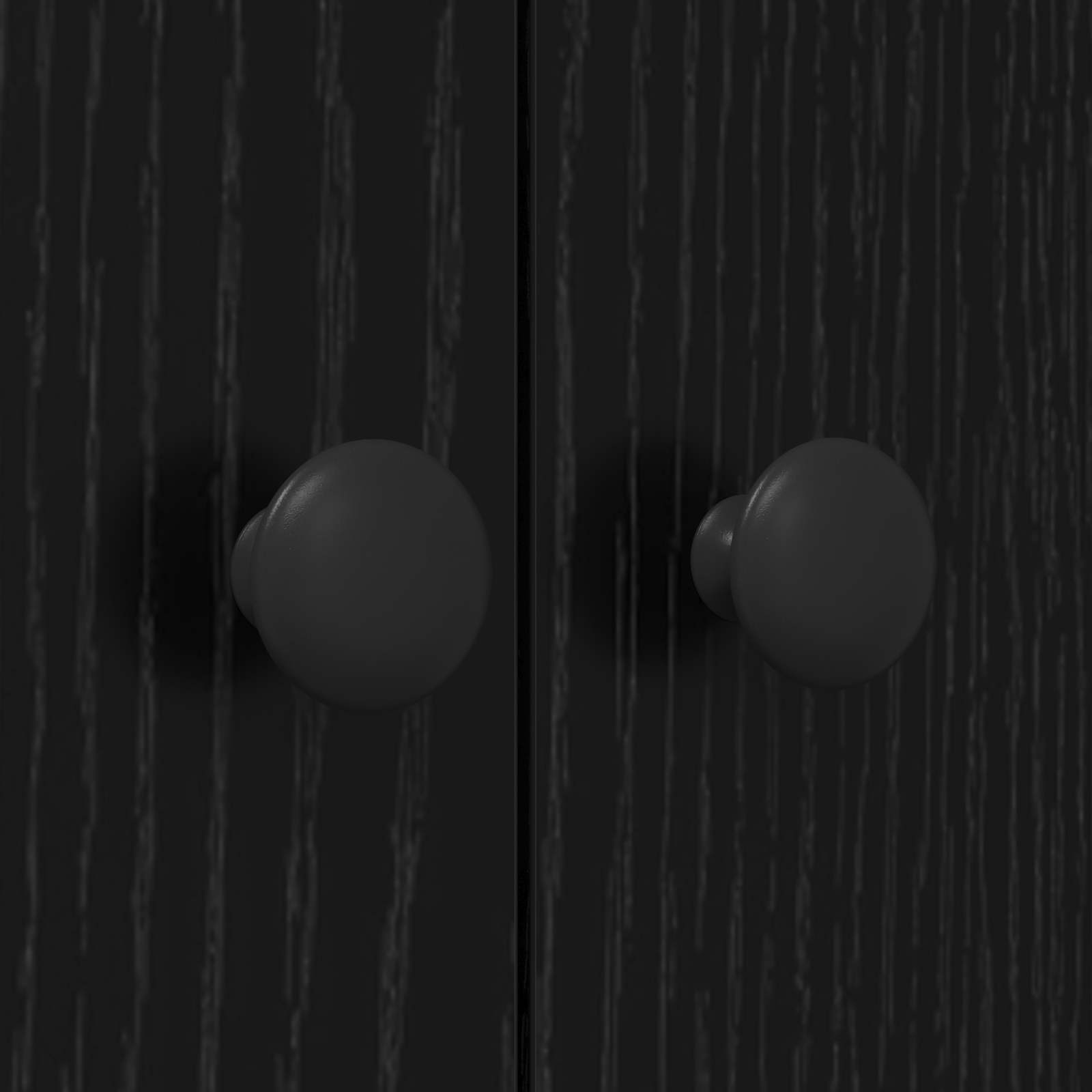 Armadio per Lavatrice Rovere Nero 68 x 48,5 x 194 cm