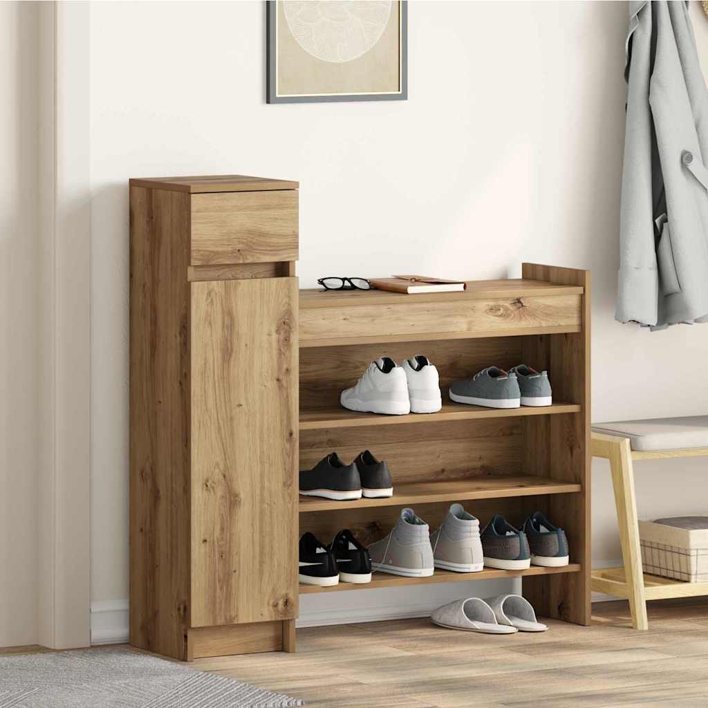 Mobile per scarpe Rovere artigianale 100,5 x 28 x 100 cm