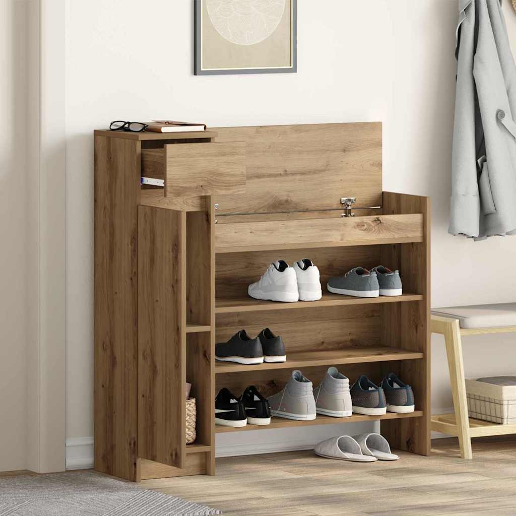 Mobile per scarpe Rovere artigianale 100,5 x 28 x 100 cm