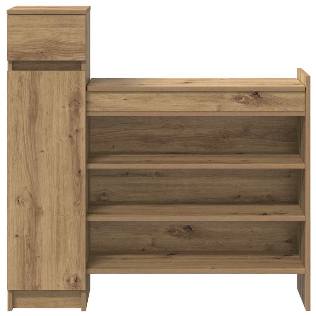 Mobile per scarpe Rovere artigianale 100,5 x 28 x 100 cm