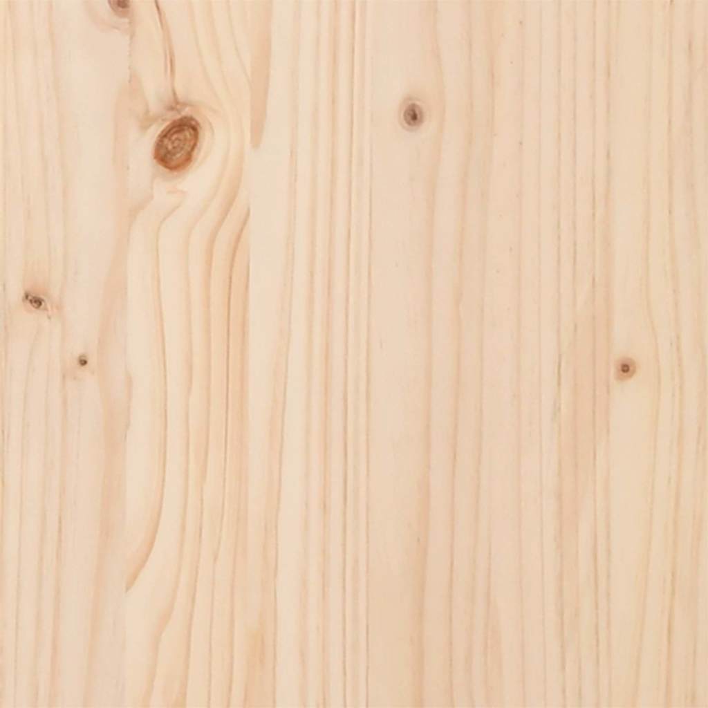 Struttura letto in legno naturale 200 x 200 cm