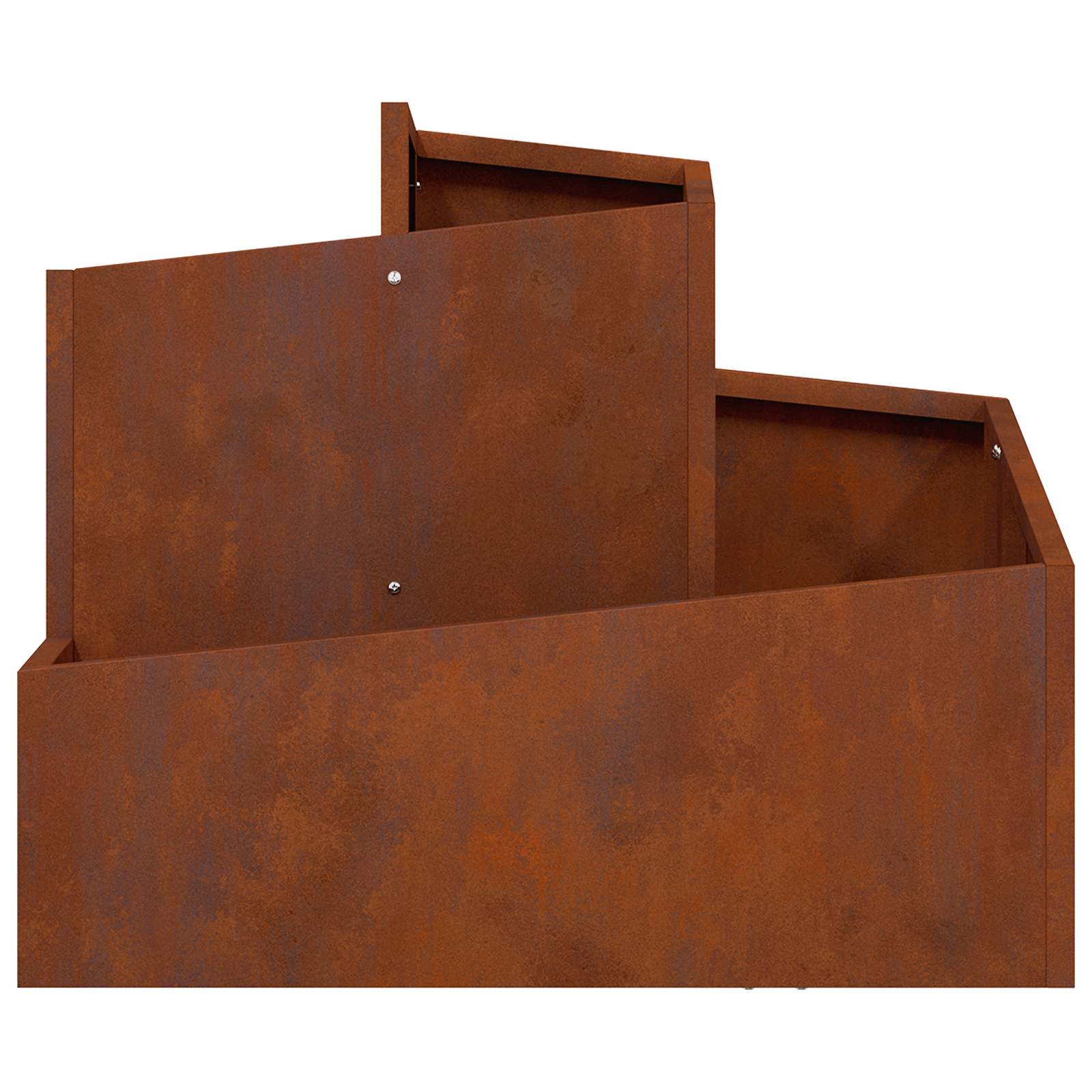 Vaso da giardino Ruggine 60 x 60 x 50 cm Acciaio Corten