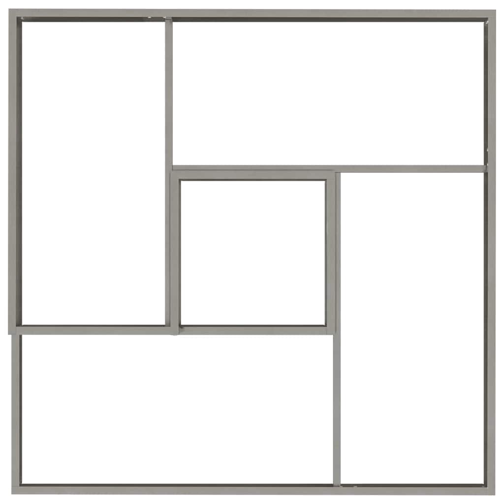 Vaso da giardino Argento 100 x 100 x 50 cm Acciaio Inox