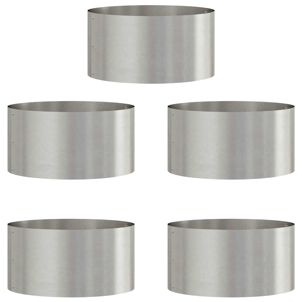 Anello per vaso 5 pz Argento 40 x 40 x 20 cm