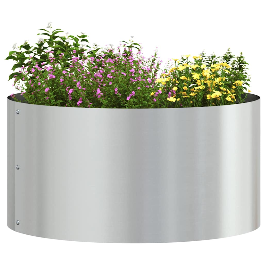Anello per vaso Argento 40 x 40 x 20 cm Acciaio zincato