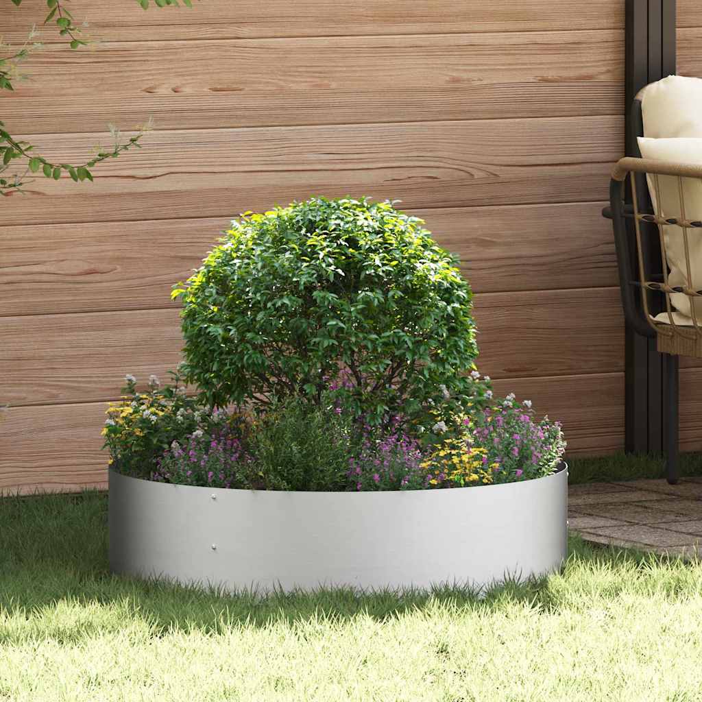 Anello per vaso 5 pz Argento 80 x 80 x 20 cm Acciaio zincato
