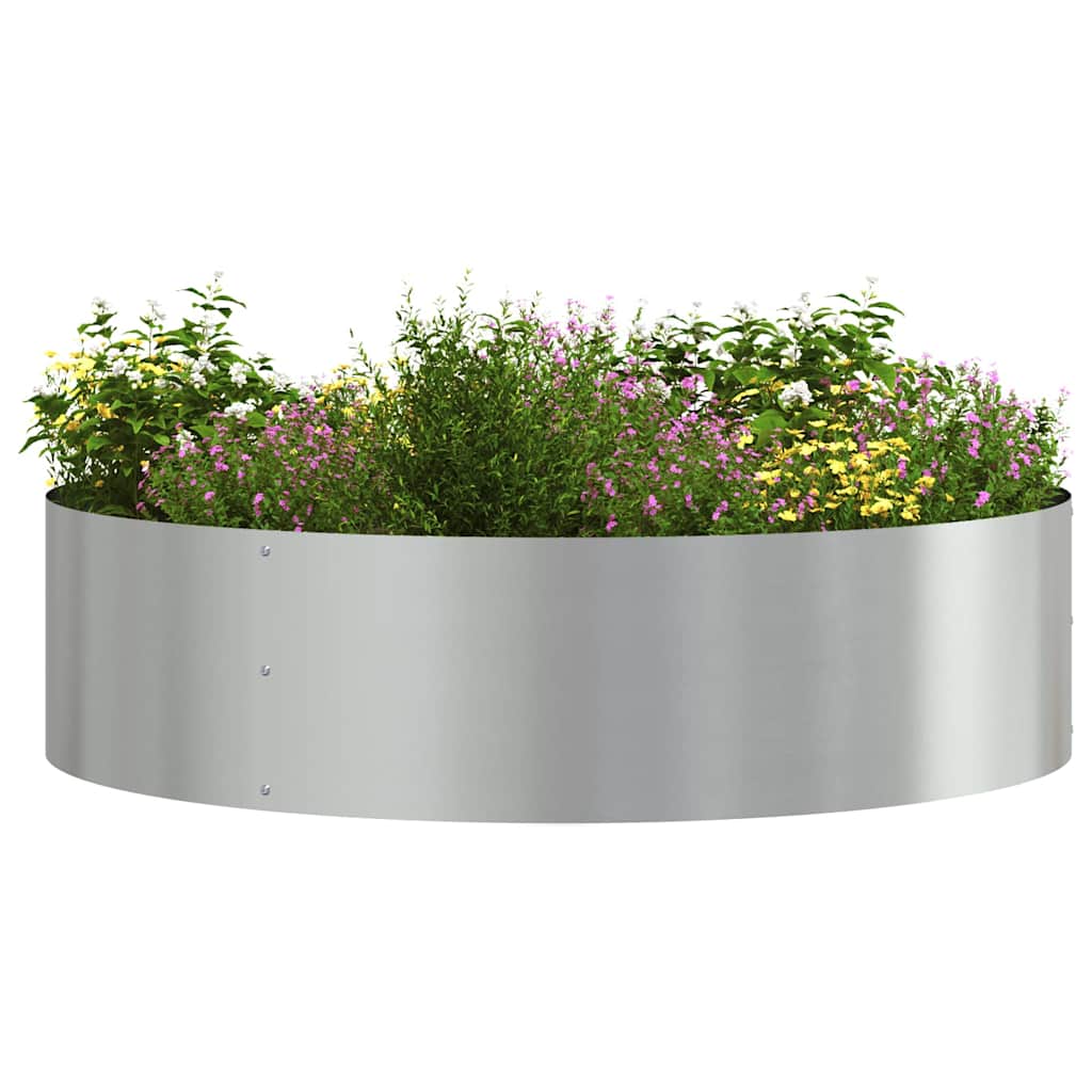 Anello per vaso 5 pz Argento 80 x 80 x 20 cm Acciaio zincato