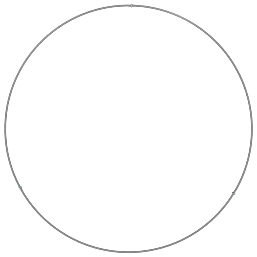 Anello per vaso 5 pz Argento 80 x 80 x 20 cm Acciaio zincato