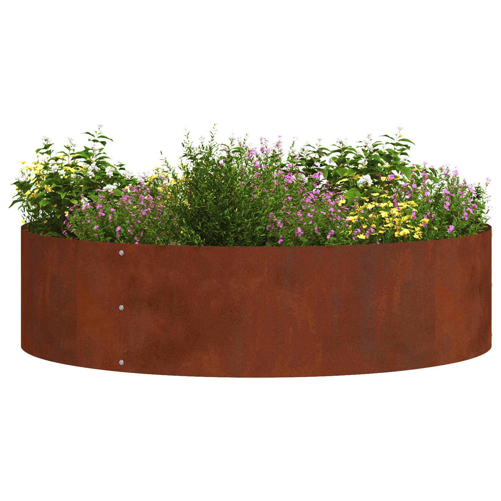 Anello per vaso Ruggine 80 x 80 x 20 cm