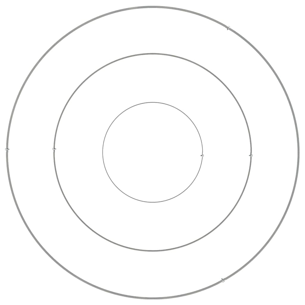 Vaso da giardino Argento 90 x 90 x 20 cm Acciaio zincato