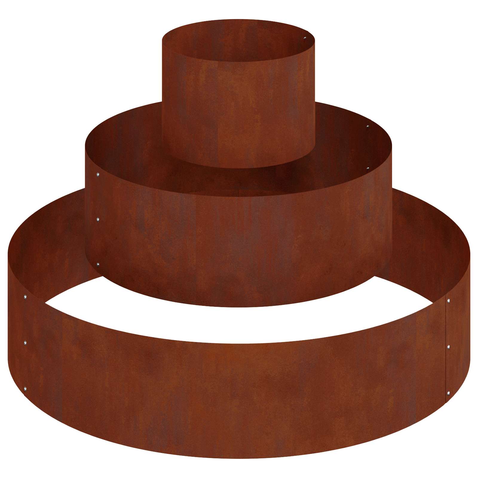 Vaso da giardino Ruggine 90 x 90 x 20 cm