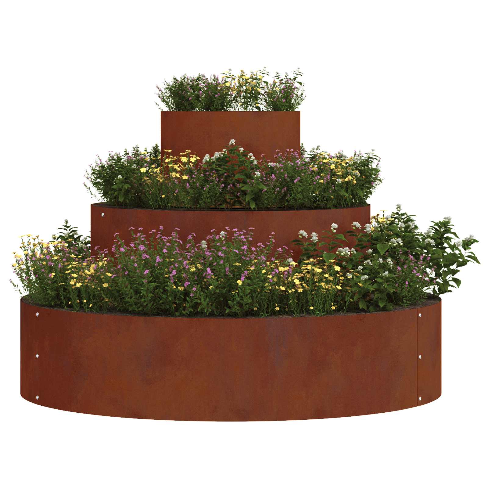 Vaso da giardino Ruggine 90 x 90 x 20 cm