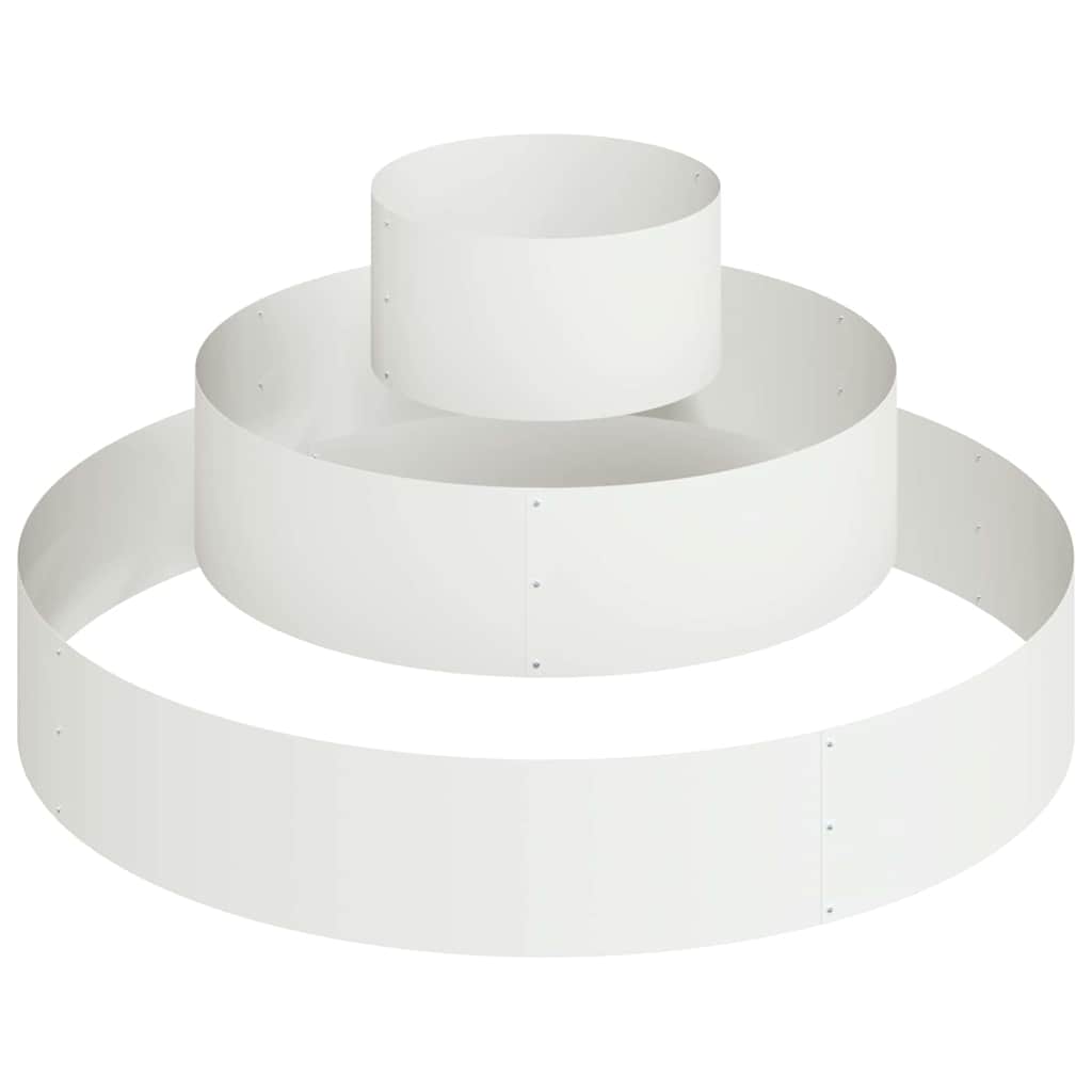 Vaso da giardino Bianco 120 x 120 x 20 cm